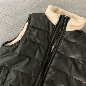 NWT Rebecca Minkoff reversible shearling vest